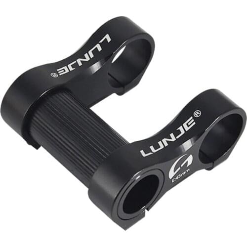 Bike Handlebar Extender, Aluminum Alloy Bicycle Handlebar Extension Double Clamp Bike Bracket Bicycle Accessories