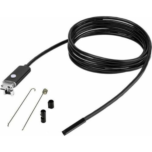 Pripaso USB Waterproof Endoscope Borescope Soft Wire 6 LED Snake Camera For Android Smart Phone And Windows Computers Table