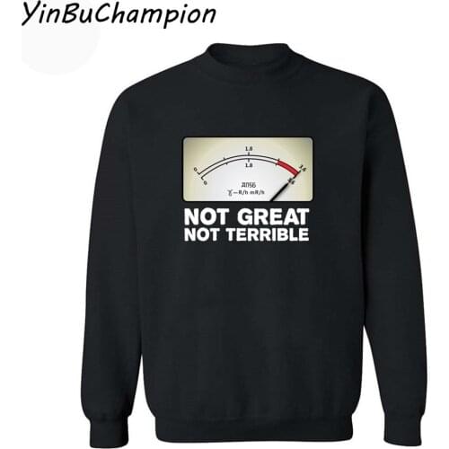 Funny Design Not Great Not Terrible Men Funny Hoodies Vintage Sweatshirt Men Harajuku Tracksuit Mens Top Erkek Sweatshirt
