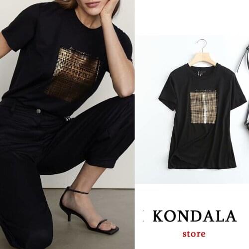 Za Fashion 2021 Oversized Cotton T-Shirts Women Casual Soft Summer Mujer Tops Chic Black Officw Lady T-Shirts Elegant Long Tops