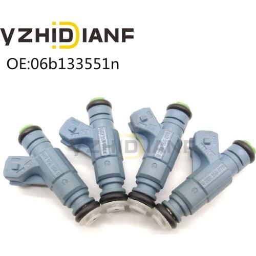 4x 06B133551N,0280156070,0280156071,0 280 156 070 Fuel Injection nozzle for Audi A4 A6 VW- Passat engine code:BKB/AWl BGC CEDA