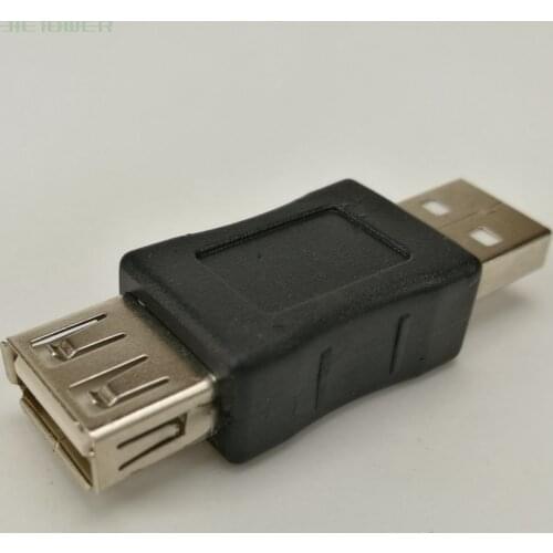 500pcs/lot USB Female To USB 2.0 Type A Male Adapter Connecter for Cameras Mobile Phones MP3 Player PDAs Computer Notebook