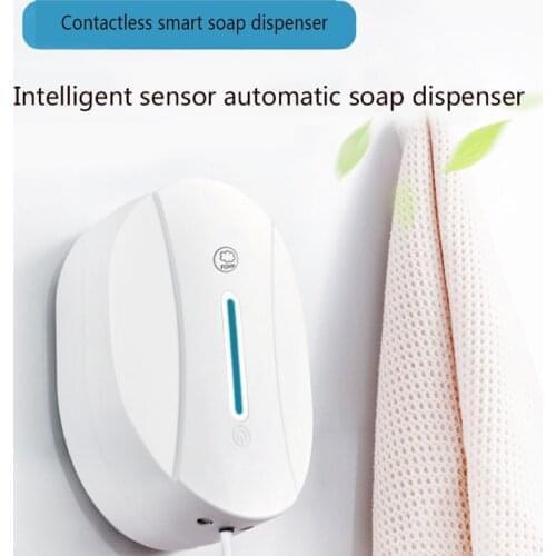 550ml Touchless Automatic Sensor Foam Soap Dispenser For Bathroom Equipment Hardware Hand Sanitizer Liquid Gel Alcohol Spray