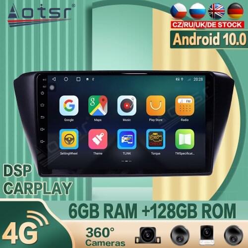 For Skoda Fabia 2015 - 2019 Android Car radio Player GPS Navigation 360 camera Auto Stereo Multimedia Video Headunit DSP carplay