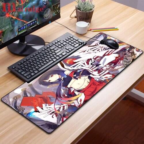 Large Gaming Mouse Pad Table Mat Long Non-slip Rubber Stitched Edge Mouse Pad Office Home Gamer 350X600X2MM One Piece Wholesale