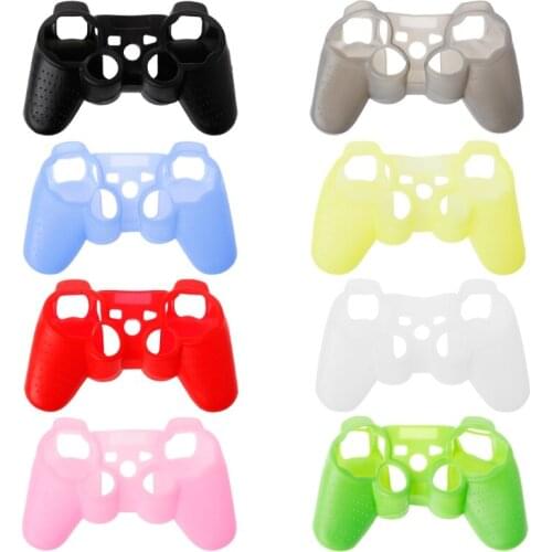 For playstation 3 Controller Silicone Case Protective Skin Cover Wrap Case