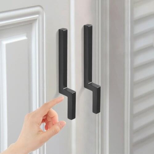 HJY Modern Furniture Handles for Cabinets and Drawer Dressing Table Pulls Handle Kitchen Handle Line Shape Cupboard Fttings Z236