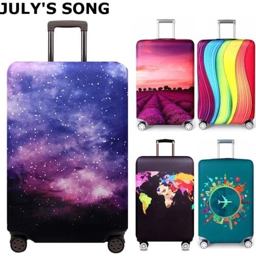 JULYS SONG Elastic Fabric Luggage Protective Cover, Suitable 18-32 Inch , Trolley Suitcase Case Dust Cover Travel Accessories
