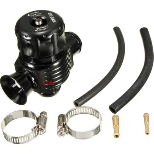 JX-LCLYL Universal 25mm Aluminum Alloy Car Dual Port Splitter Blow Off Dump Valve BOV