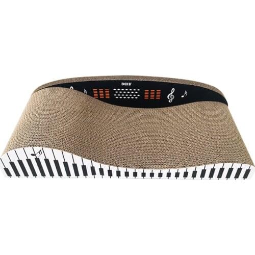 Cat Scratcher Cardboard Oval Corrugated Scratch Pad Cat Scratching Lounge Bed Durable Recycle Board Cat Scratcher Bowl