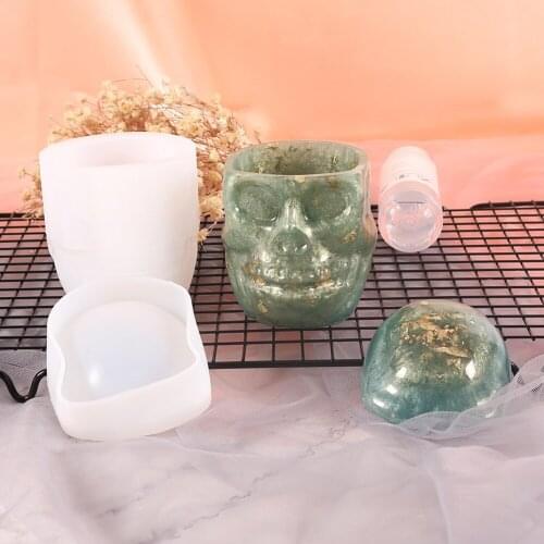 Storage Box Molds Silicone 3D Jewelry Box Mould with Lid Storage Jar Trinket Mold for DIY Art Casting Decorating Tool