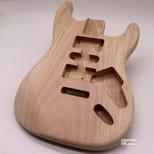 HSH hole mahogany one-piece ST guitar body One-piece mahogany guitar body