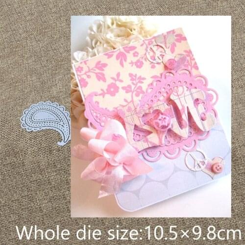 New Design Craft Metal Cutting Die die cuts 3pcs lace water drop feather scrapbooking Album Paper Card Craft Embossing die cuts