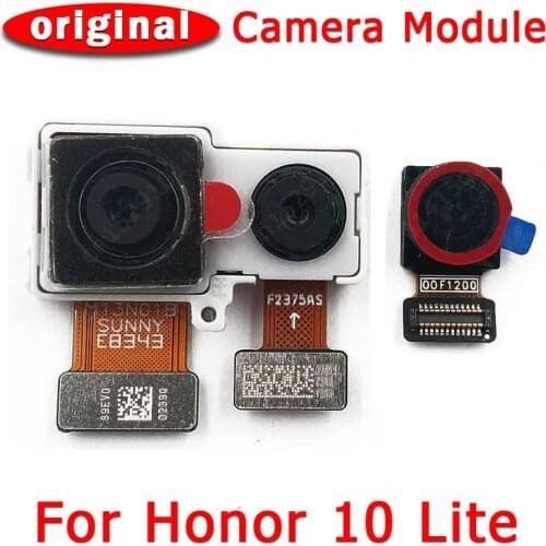 Original Front and Rear Back Camera For Huawei Honor 10 Lite 10Lite Light Main Facing Camera Module Flex Replacement Spare Parts