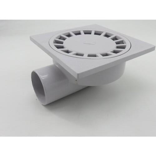 PVC 75MM Wall Drainage Large-Traffic ABS Drainer Bathroom Shower Floor Waste Drain Big Flow Rate side Drains
