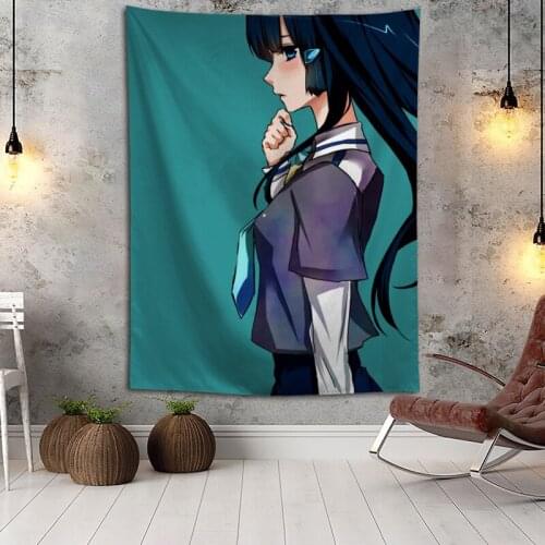 Hot Sale Custom Anime Smile Precure! Printed Tapestry Background Decorative Tapestry Various Sizes Wall Hanging Decor