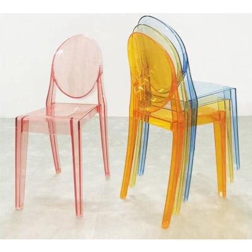 Стулья для кухни Silla Transparent Chair стул Creative Childrens Furniture Personalized Modern Celebrity Plastic Dining Chairs