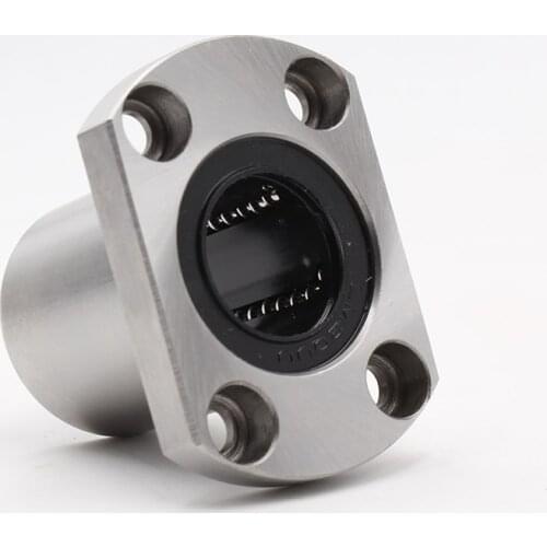 50 pcs/lot LMH8UU LMT8UU miniature 8mm oval flange type linear motion system bearings
