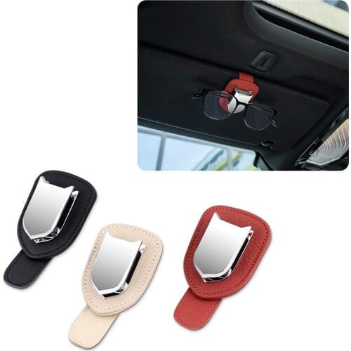 Car Storage Clip Mini Sunglass Fastener Ticket Cover Kit for BMW X1 X3 X5 X6 Sun Visor Eyeglass Holder Interior Accessories