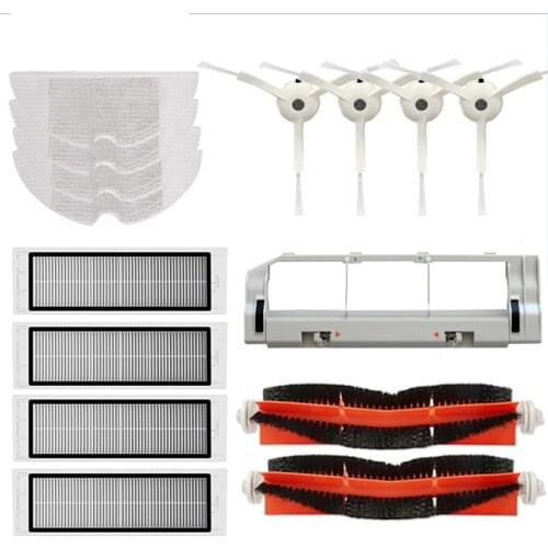 Side Brush Roll Brush Mop Colth HEPA Filter for Xiaomi Roborock 1S Robot S50 S51 S55 S5 S6 Vacuum Cleaners Parts