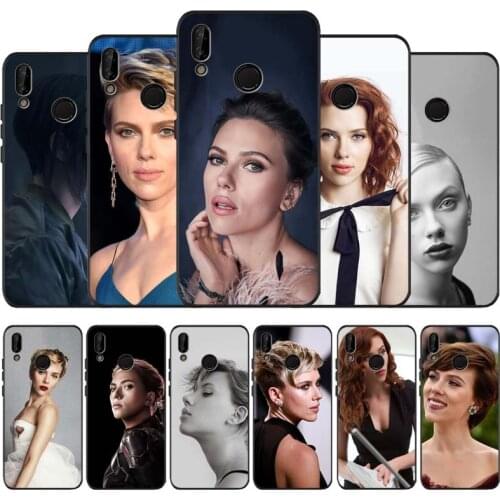 Scarlett Johansson black Silicone Phone Case For iPhone 12 XR XS Max 5 5S SE 2020 6 6S 7 8 PLUS X 11Pro Max 11 Cover