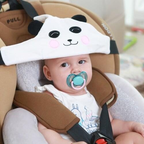 Childrens Dozing and Sleeping Artifact In-car Sleep Aid Belt Cartoon Baby Safety Seat Head Fixing Belt Baby Pillows