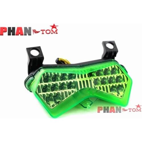 For Kawasaki ZX-6R ZX6R 2003 2004 Z750 2003-2006 Z1000 2003-2005 03 Motorcycle LED rear taillights brake tail turn signal light