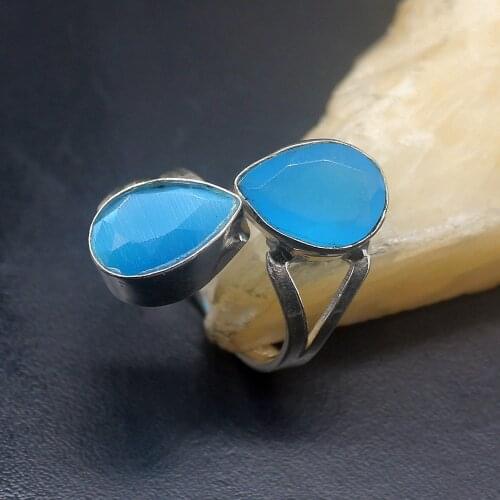 Gemstonefactory Jewelry Big Promotion Single Unique 925 Silver Special Design Ocean Jasper Women Men Rings Size 9.5# 20210088