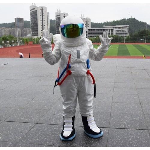 Hot Sale ! High Quality Space suit mascot costume Astronaut mascot costume with Backpack with LOGO glove,shoes