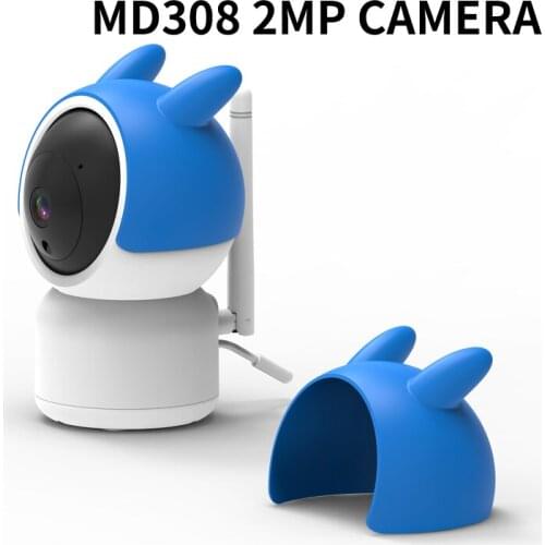 MD308 2MP HD Camera Build in 6pcs LEDS IR Distance 5M 3.6mm Lens 100Degree View Angle Support Cloud Storage or Max 128GB TF Card