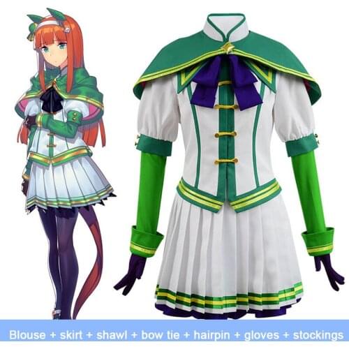 Uma Musume: Pretty Derby Cosplay Costume Silence Suzuka Dress Special Week Uniform Anime Twinkle Series Halloween Dress Up