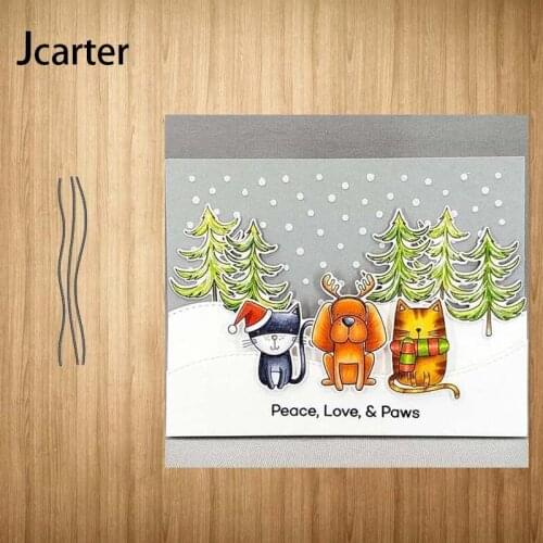 Ramp Metal Cutting Dies Curved Lines Craft Stencil for Scrapbooking Handmade Make Album Paper Model Punch Blade Decor Template