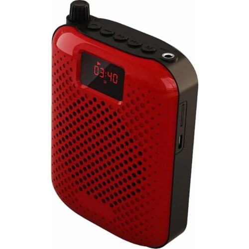 K500 Microphone MP3 Player Voice Amplifier Loudspeaker Wired Microphone Belt Bluetooth Audio Speaker FM Multi-Microphone Kits