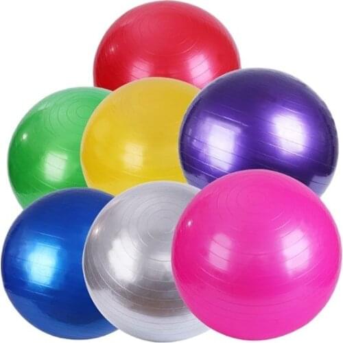 PVC custom mini yoga exercise ball fitness gym pilates yoga ball 25cm 55cm 65cm 75cm with pump logo