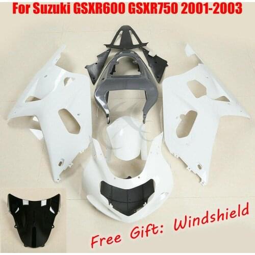 Motorcycle Unpainted Fairing Bodywork For Suzuki GSXR600 GSXR750 2001-2017 2001-2003 2004-2005