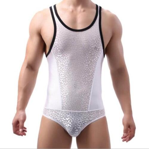 Corset men fitness slimming underwear lace men shirt vest body shaper faja hombre sweat shapewear sauna suit solid top gay sexy