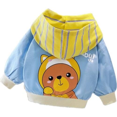 New Spring Autumn Baby Girls Clothes Fashion Children Hooded Jacket Toddler Casual Boys Costume Infant Clothing Kids Sportswear
