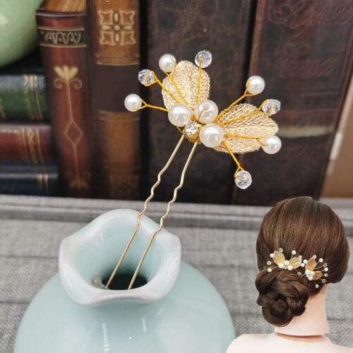 New U Shaped Alloy Hairpins Hair Clips Simple Metal Bobby Pins Barrettes Bridal Hairstyle Tools Accessories for Women Bun Maker