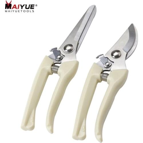 MAIYUE Gardening Pruning Shear Scissor Fruit Picking ScissorsStainless Steel Garden Scissors