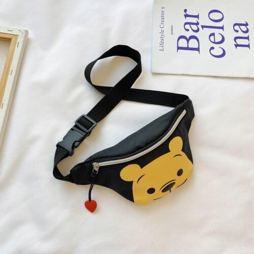 Cute Disney Cartoon Girl Boy Messenger Bag Mickey Mouse Winnie the Pooh Fashion Chest Shoulder Bag Minnie Coin Purse Kids Gifts