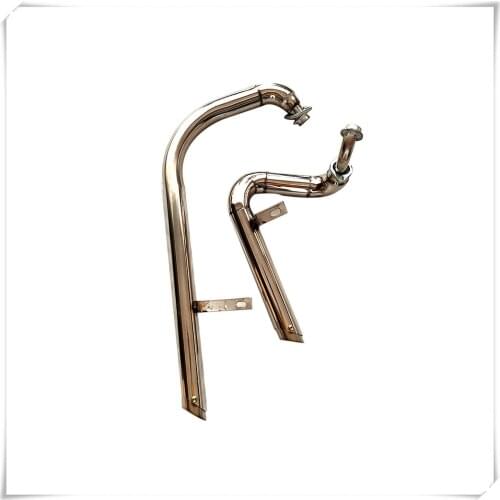 Motorcycle Exhaust Pipe Full Muffler Exhaust System Pipe+Silencers Stainless for Yamaha Virago V Star XV125 XV 125 XV250 XV 250