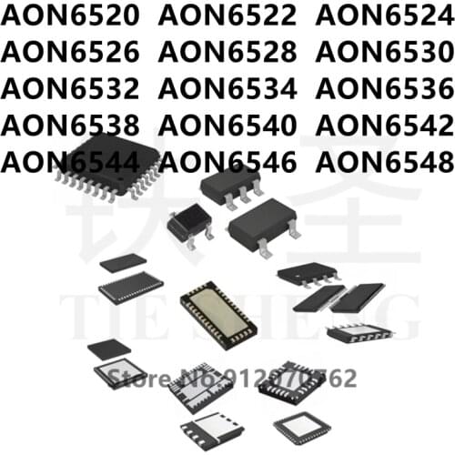 10PCS AON6520 AON6522 AON6524 AON6526 AON6528 AON6530 AON6532 AON6534 AON6536 AON6538 AON6540 AON6542 AON6544 AON6546 AON6548