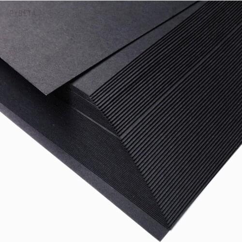 100sheets- A5 size 21*14.8cm Black paper card paper DIY gift cardboard DIY model wedding party decorations 250gsm - 400gsm