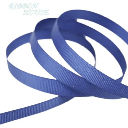 25 yards/roll) 3/8" 10mm Navy Blue Grosgrain Ribbon Wholesale gift wrap decoration ribbons
