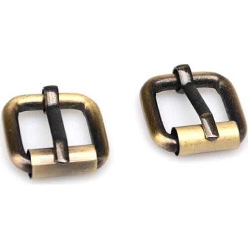 3/4 inch (inner diameter) Brushed anti bronze Pin buckle Belf buckle