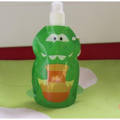 5-Pack 300ml Reusable Food Pouch Water Bottle Refillable, Resealable Food Grade Baby Friendly BPA FREE