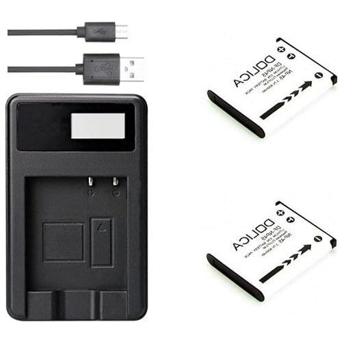 EN-EL10 EL10 LI-40B LI40B NP-45A NP45 NP-45 KLIC-7006 KLIC7006 Battery+USB Charger for Nikon COOLPIX S80 S200 S210 S500