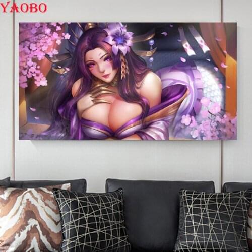 Anime SAKURA Girl 5D Diamond Mosaic Cross Stitch DIY Full Square Round Drill Diamond Embroidery Decor Home Arts and Crafts