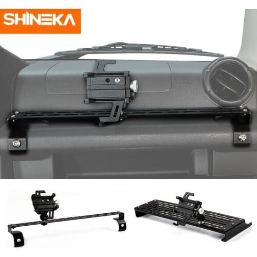 SHINEKA Car Multifunction GPS Stand Expand Mobile Phone Holder Support Bracket Rod Accessories For Suzuki jimny JB74 2019-2021