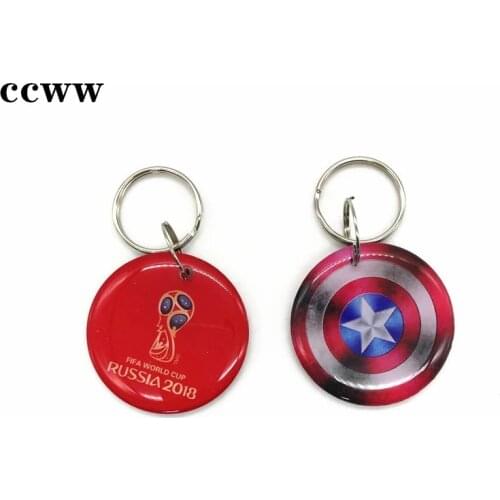 125KHz EM4305 T5577 Rewritable Waterproof Changable Key Fobs RFID Ring Keyfobs Keychain Key Token Tag Card Fast Shipping